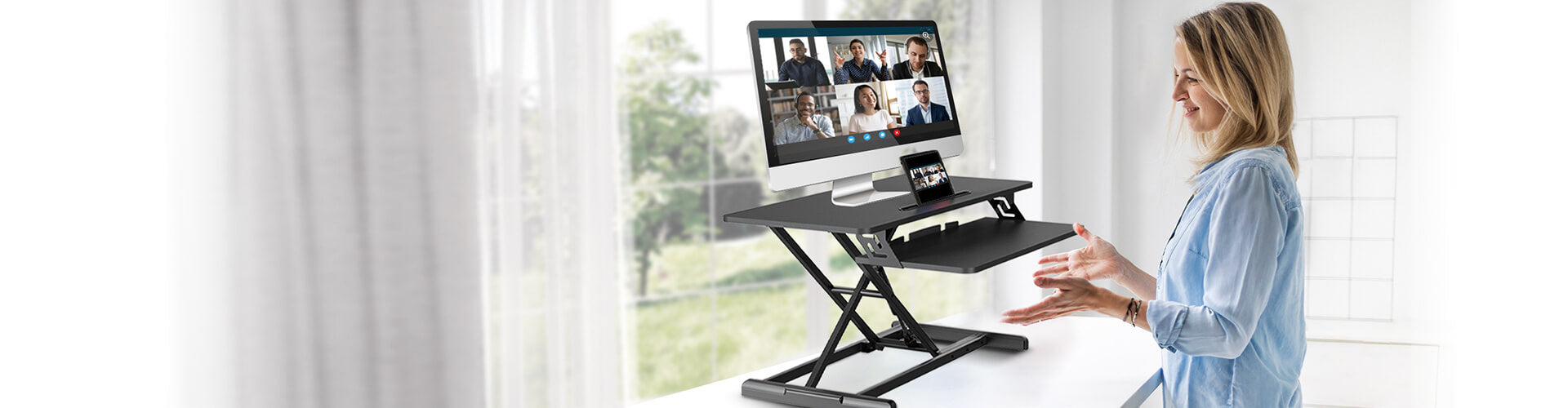 Adjustable-Height<br> Standing Desk Systems
