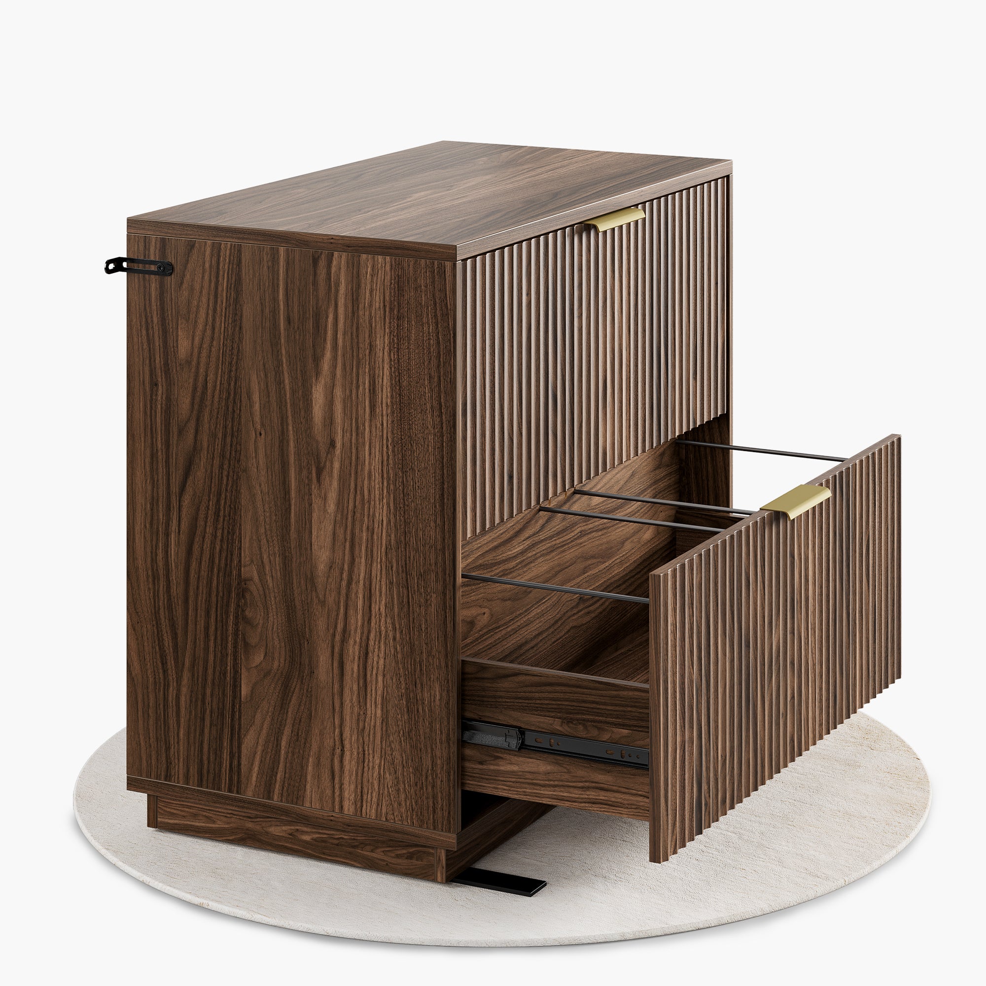 2-Drawer Lateral Wood File Cabinet for Hanging Files, 32"