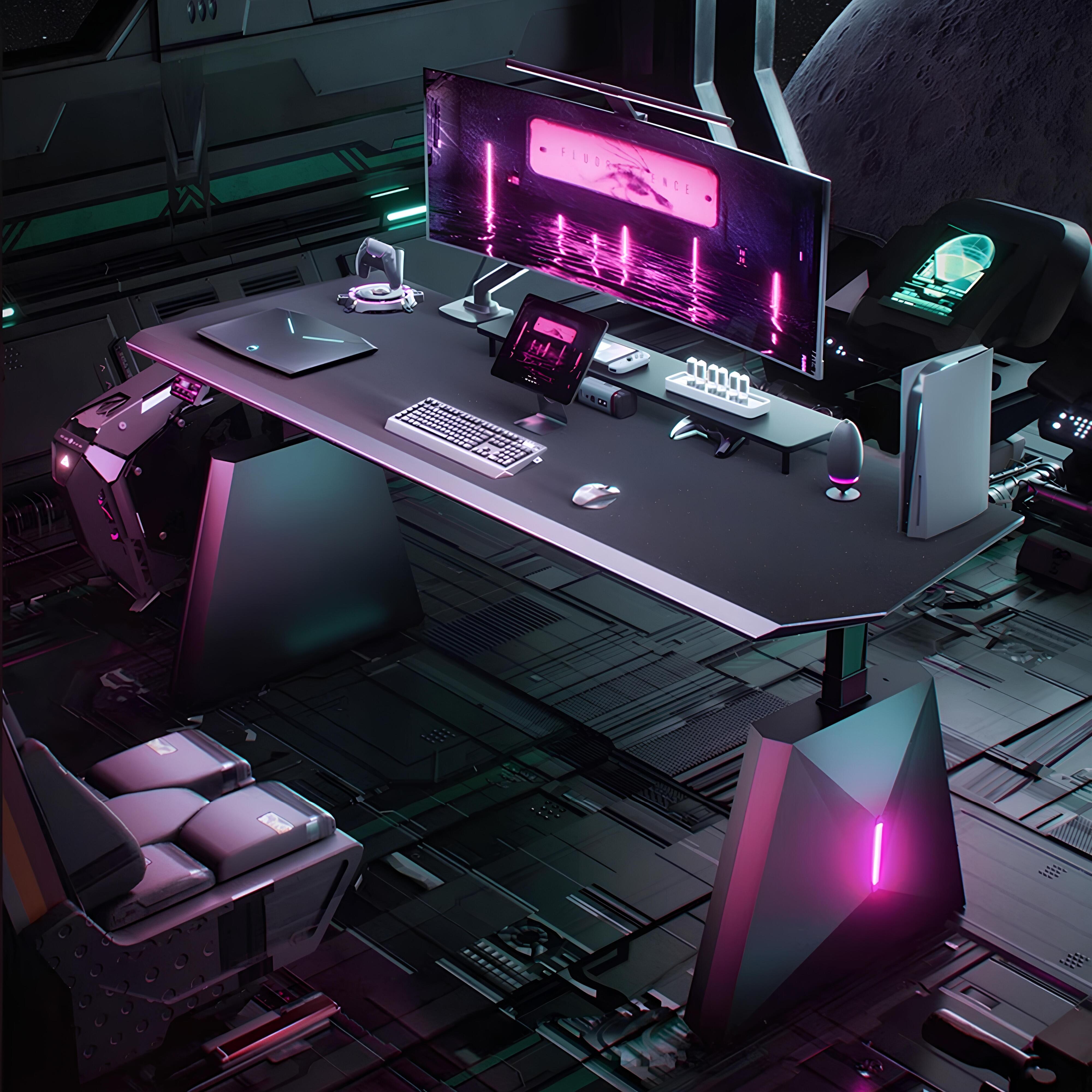 Mecha Gaming Standing Desk