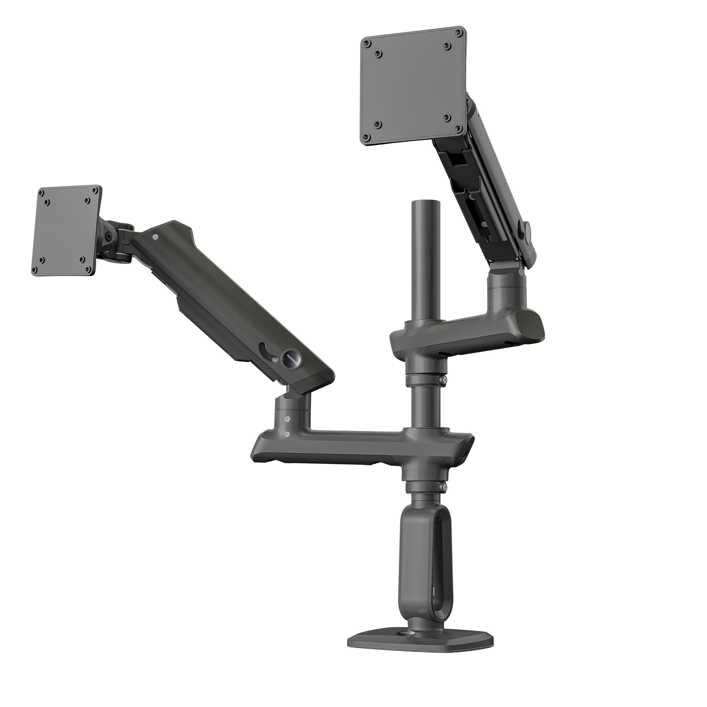 Dual Monitor Arm for Extra Tall & Heavy-Duty Screens