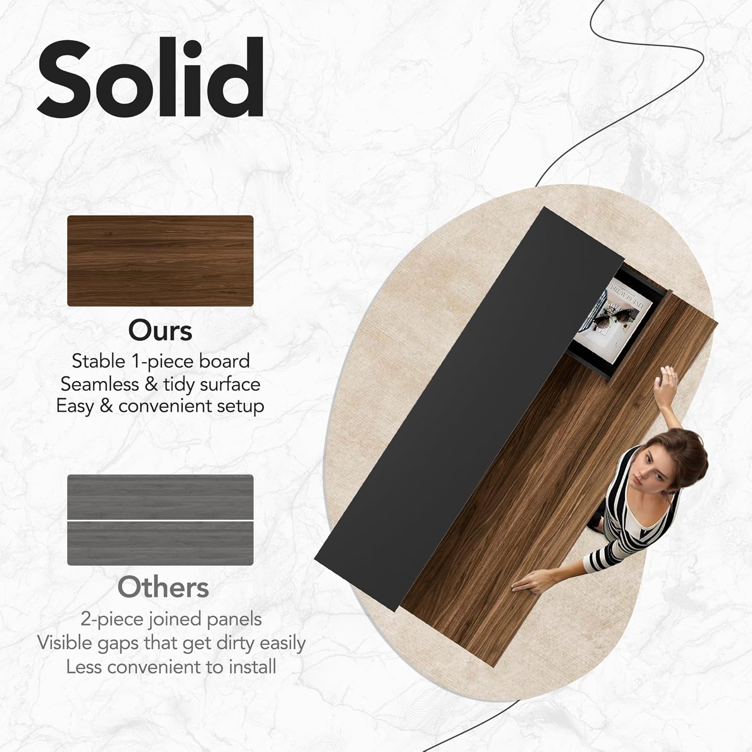 48" Moher Pro - Black Walnut