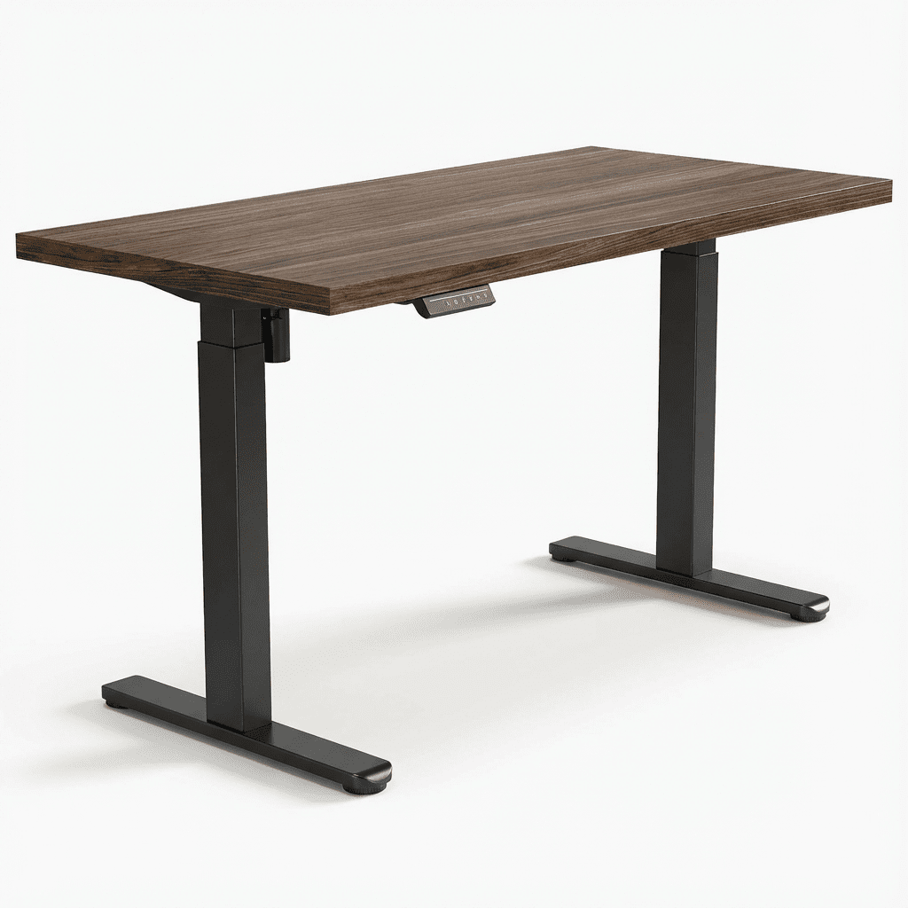 48" Premium Standing Desk - Dark Walnut