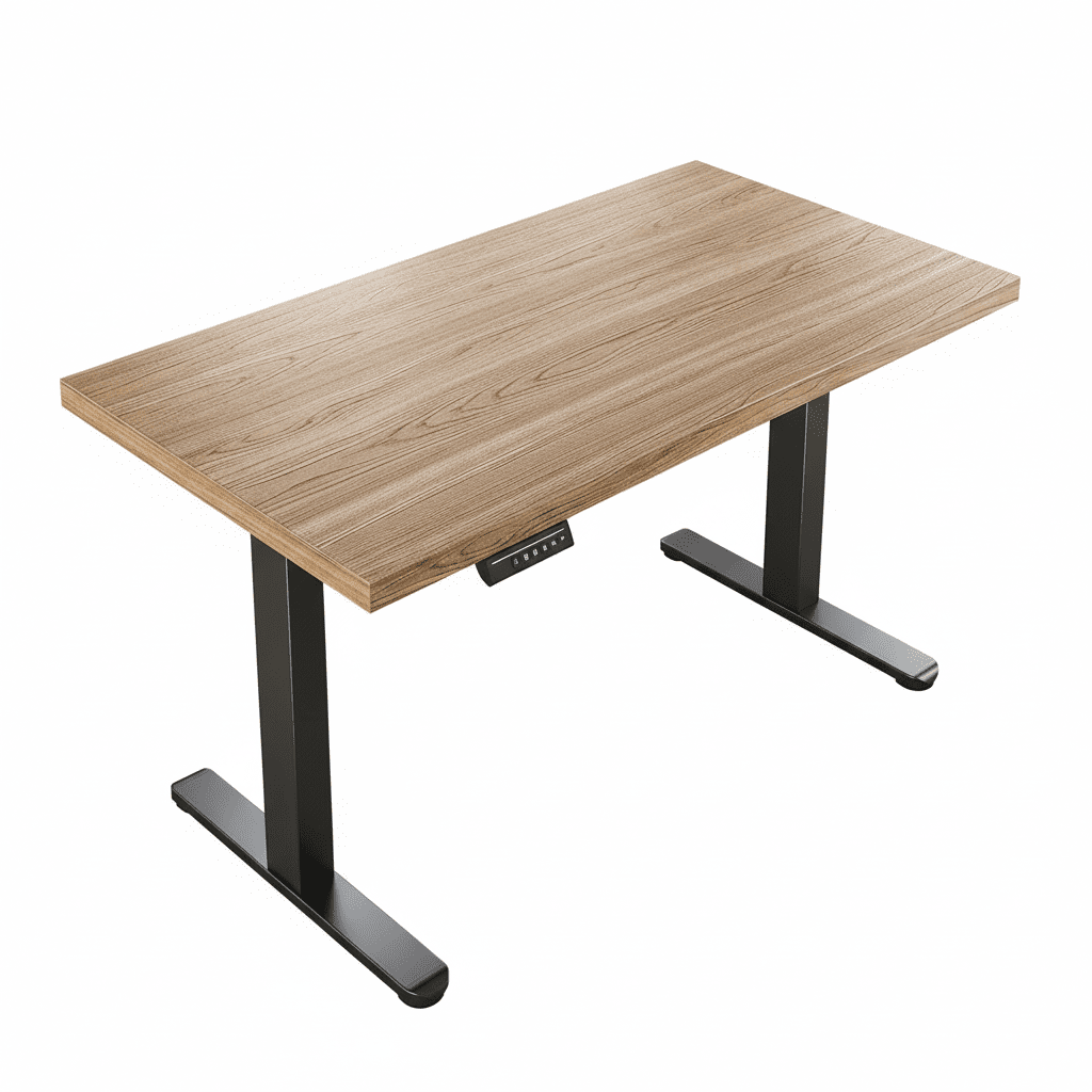 48" Premium Standing Desk - Light Walnut