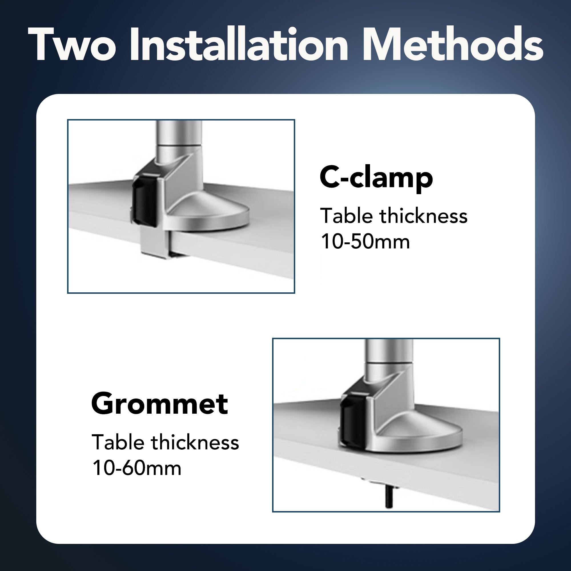 Modular Single Monitor Arm