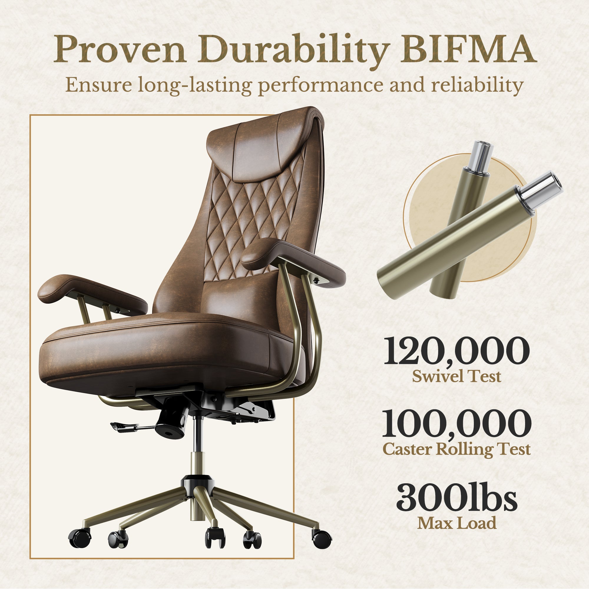 Extra Wide Ergonomic Executive Desk Chair