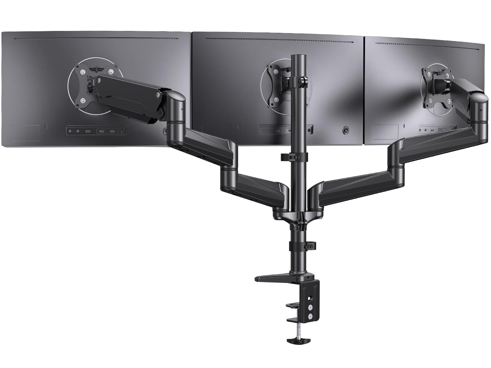 ErGear Dual Monitor Arm, Full Adjustable Monitor Mount for 13–32″ Screens, Fast Install Computer Monitor Stand with Tool-Free VESA Mount, Max Load 19.8 lbs, Max VESA 100x100mm