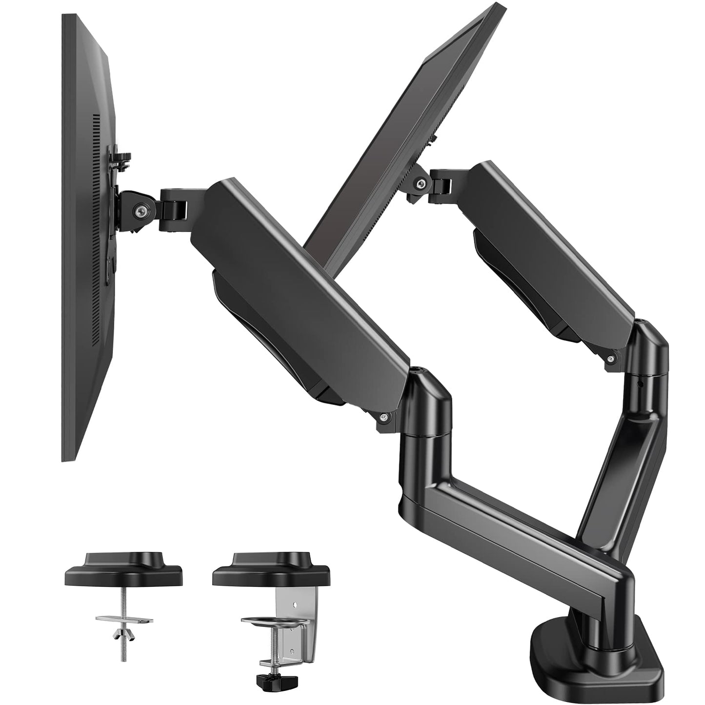 HUANUO HNDSK4 Dual Monitor Mount for 13-27 Inch Screens