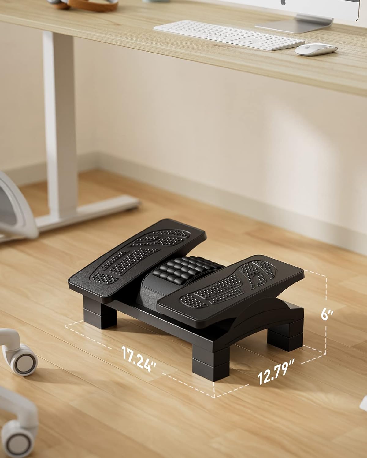 HUANUO Foot Rest with Massage Texture and Roller