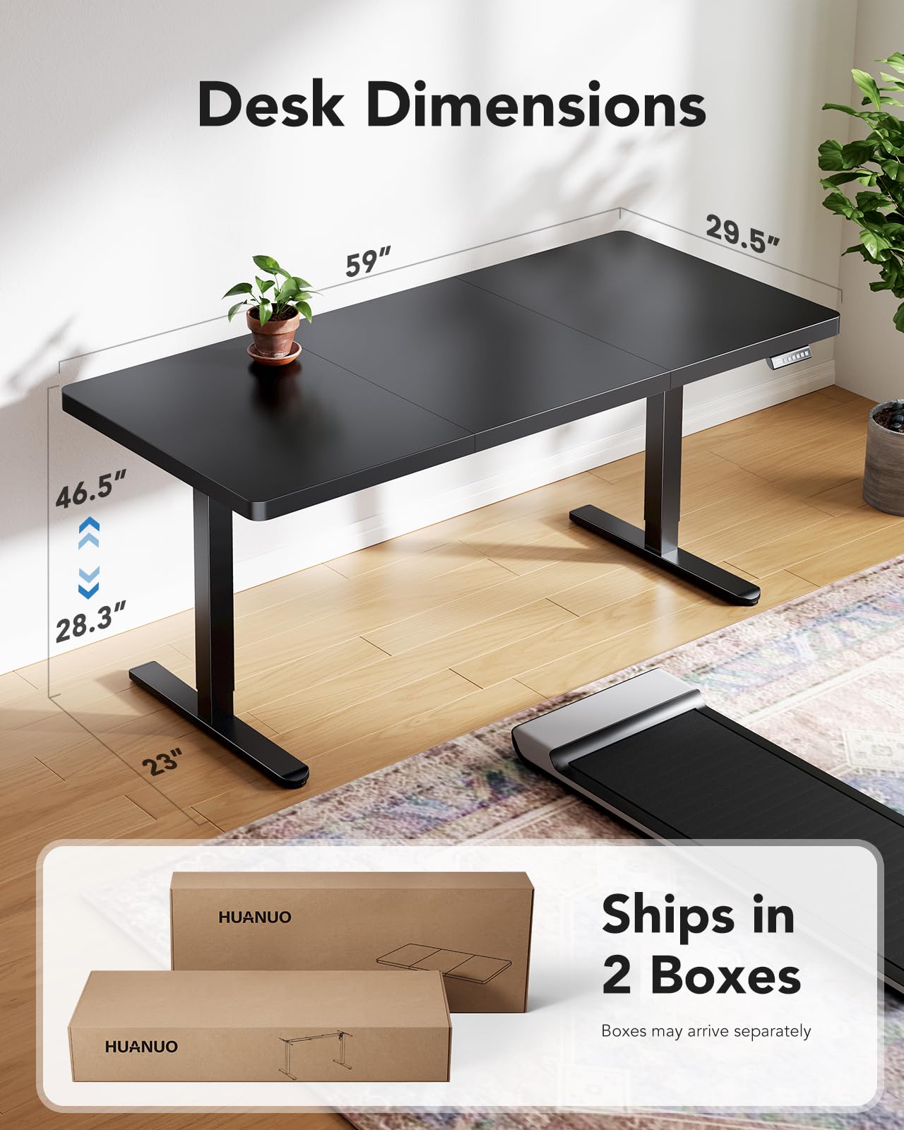 HUANUO Classic Adjustable Standing Desk