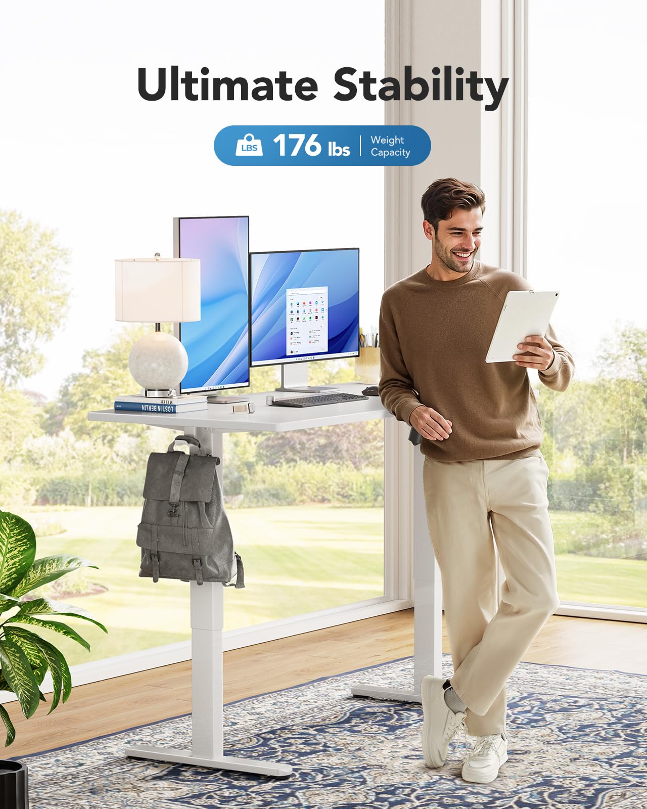 Premium One-Piece Top Standing Desk - 3 Colors, 4 Sizes
