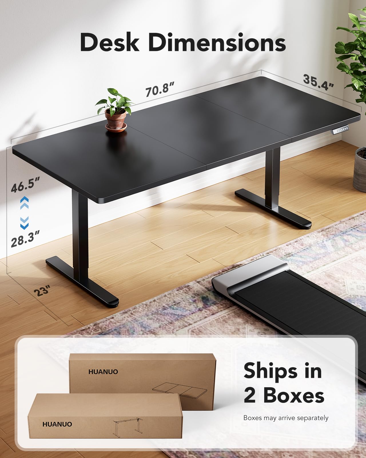 HUANUO Classic Adjustable Standing Desk