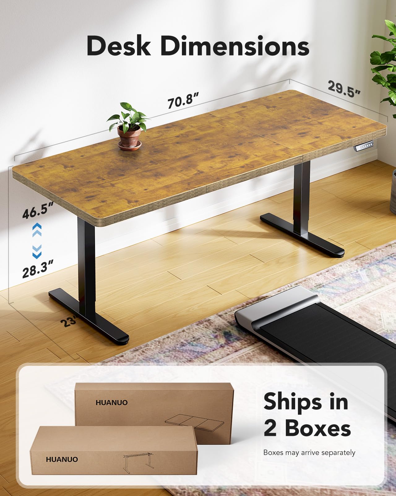 HUANUO Classic Adjustable Standing Desk
