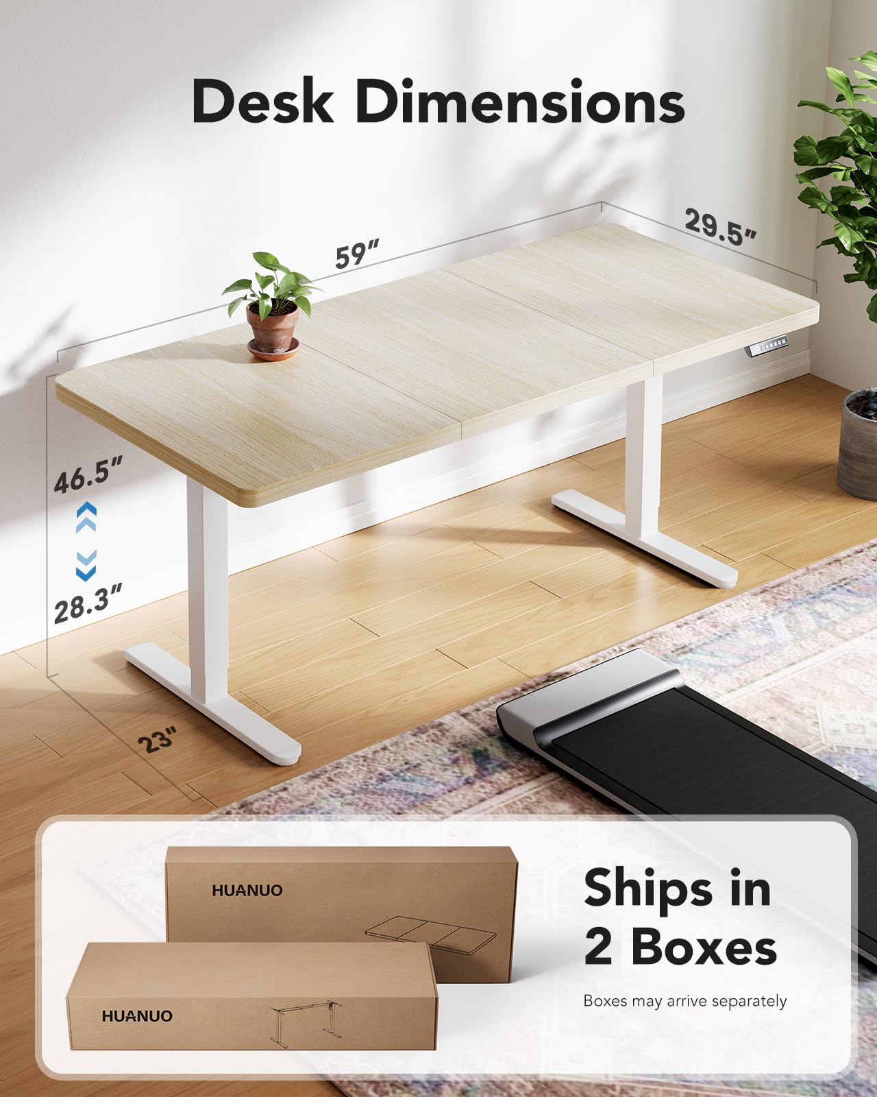 HUANUO Classic Adjustable Standing Desk