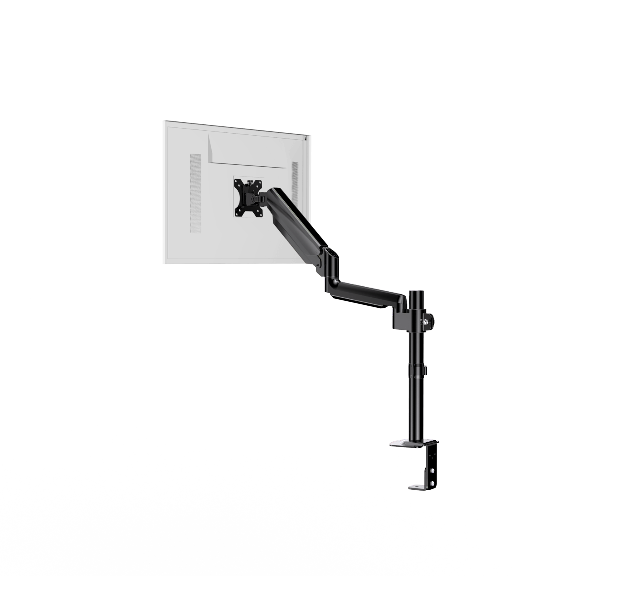 HUANUO single monitor mount extending arm with VESA mount support for 13-32 inch displays