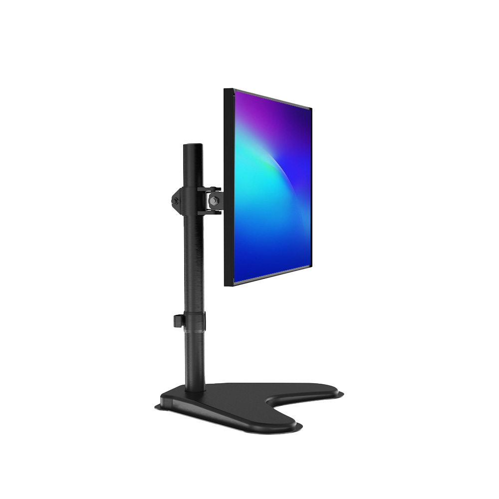 HUANUO freestanding single monitor mount for 13 to 32 inch screens