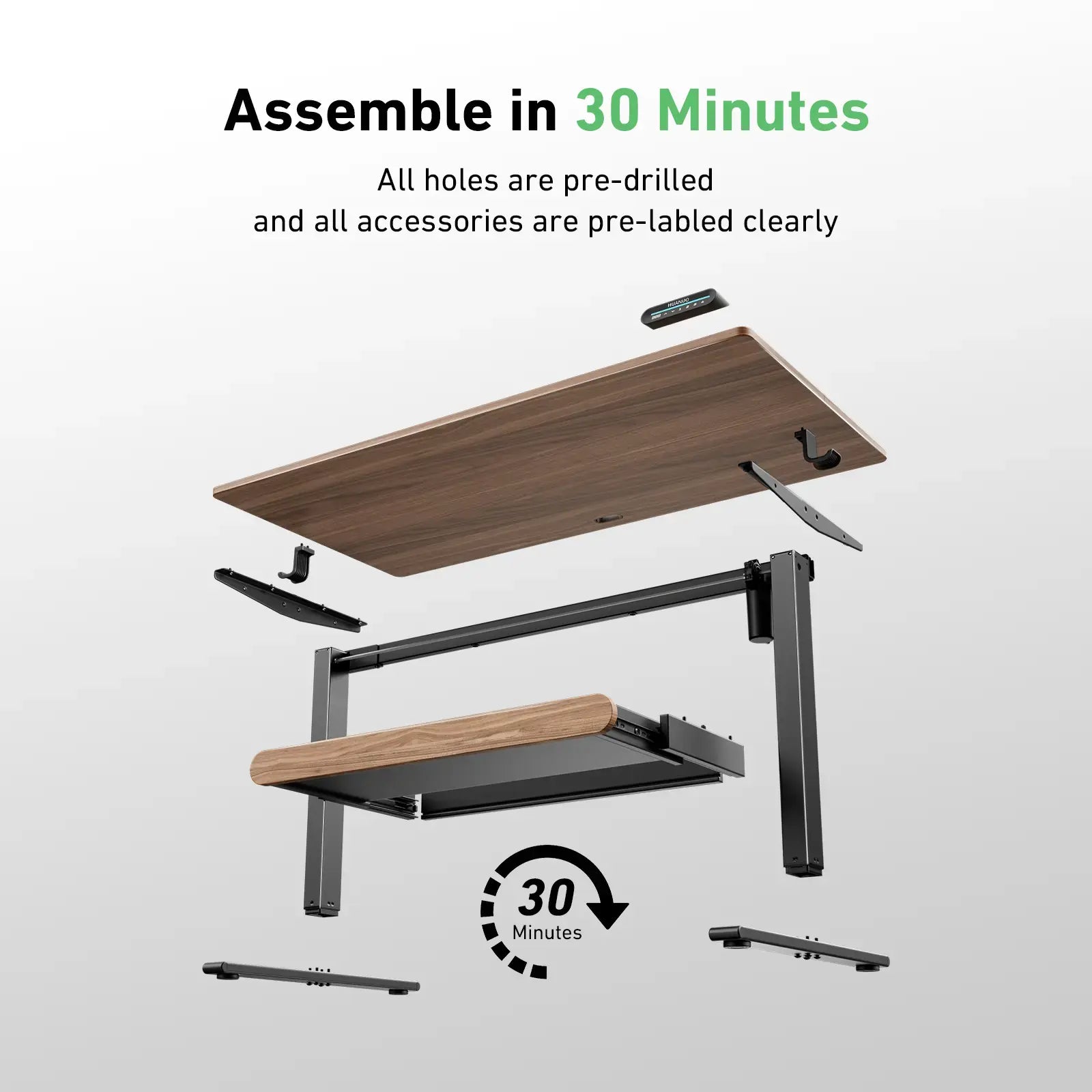 Standing Desk with Storage Drawer