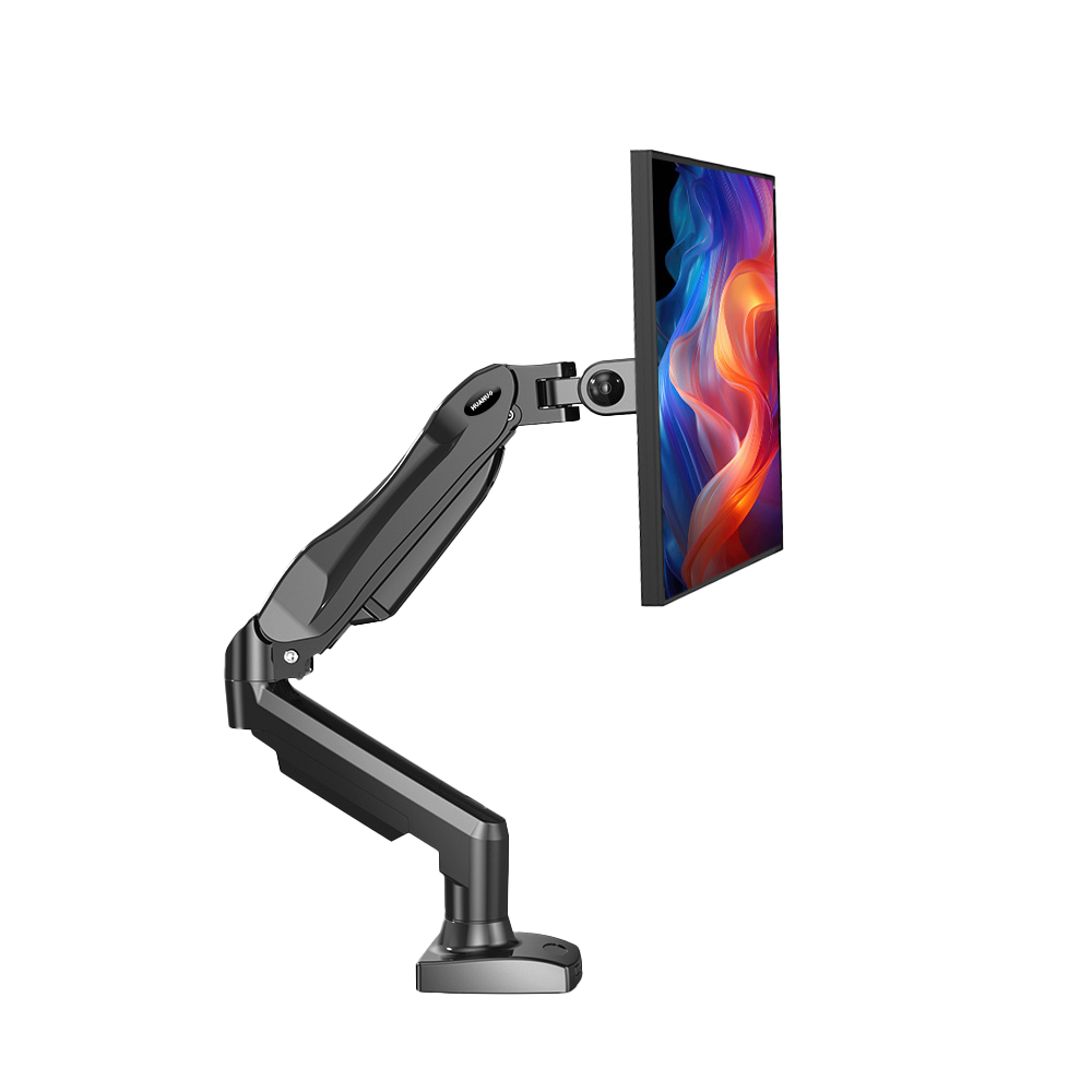 HUANUO single monitor mount for 13-32 inch screens with adjustable arm