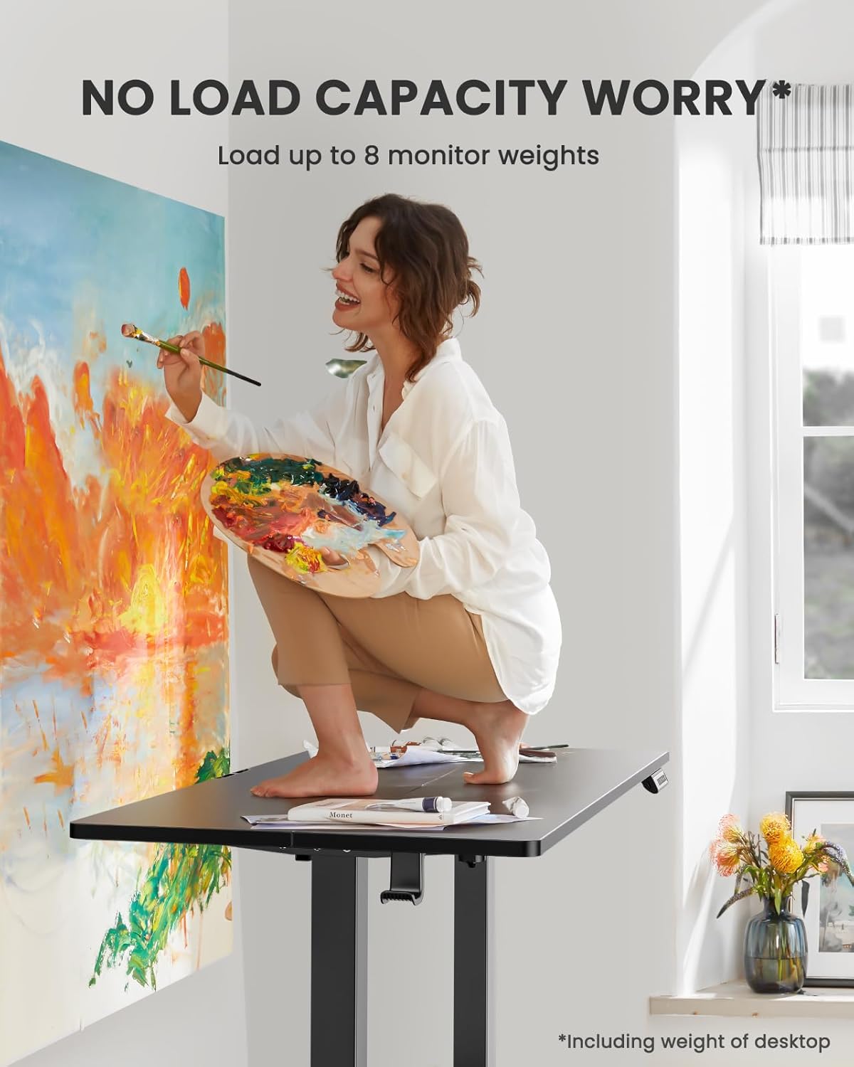 Core Series Standing Desk - +Upper Drawers