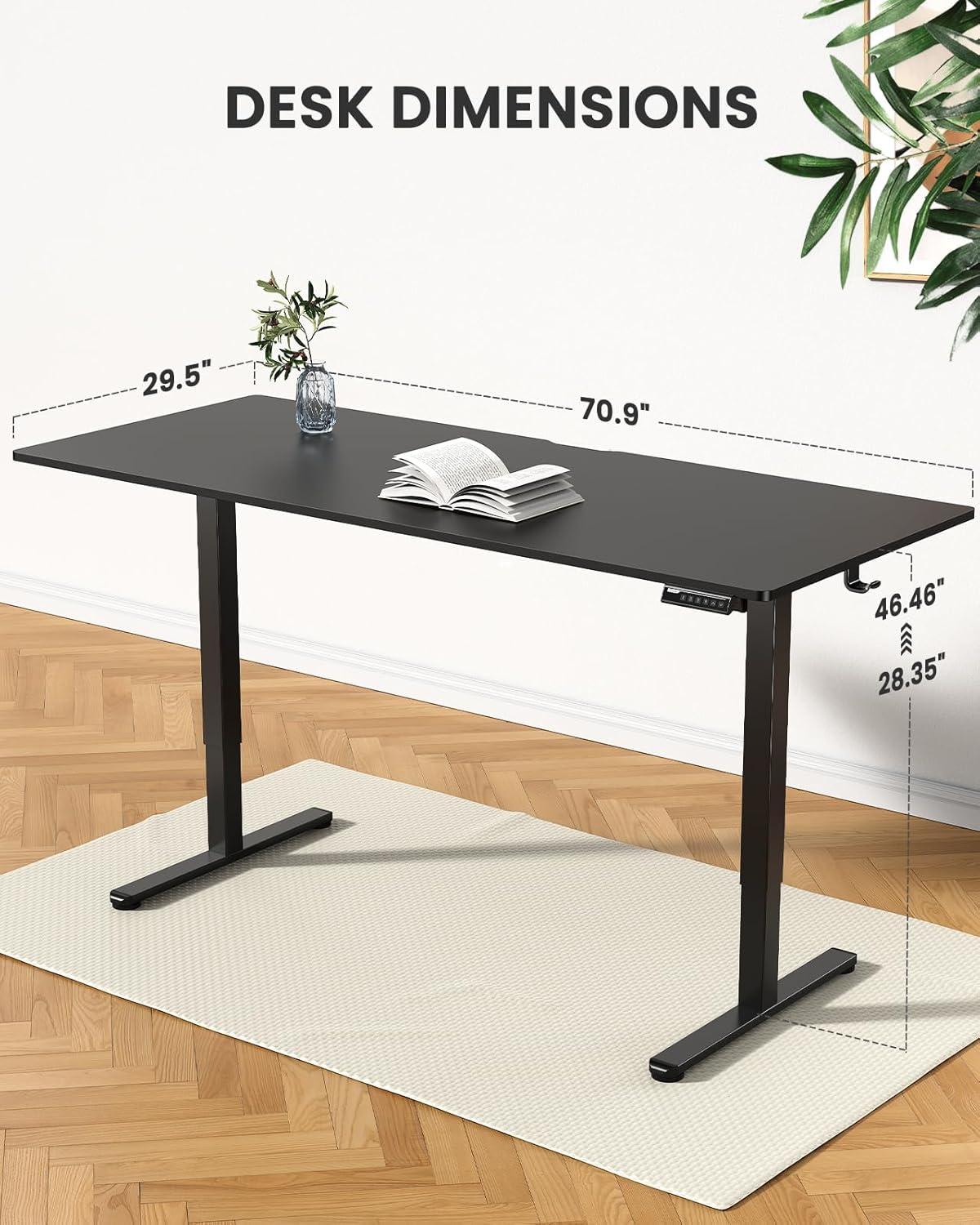 Core Series Standing Desk - +Upper Drawers