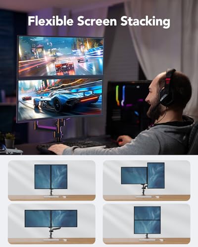 DS16 Dual Monitor Mount for 13" - 32" Screens -