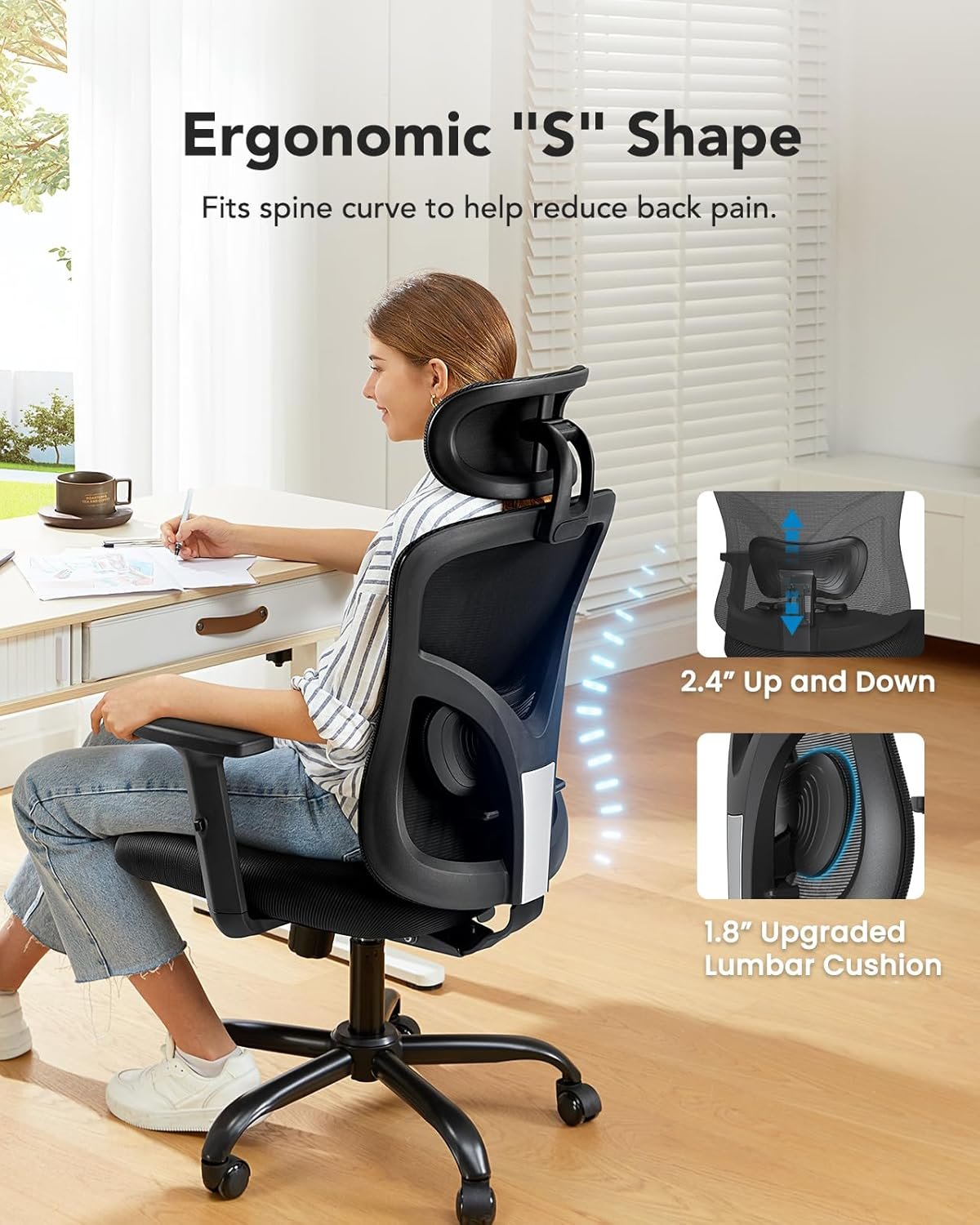 Ergonomic Desk + Chair Combo – Get a Free Gift -