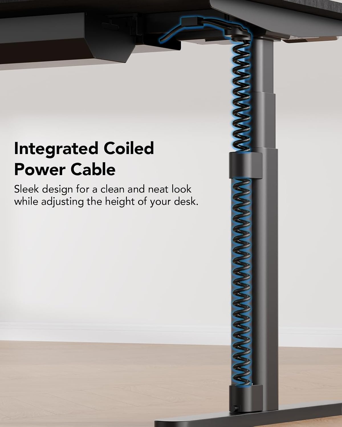 HUANUO 3-Stage Dual Motor Electric Standing Desk Frame -