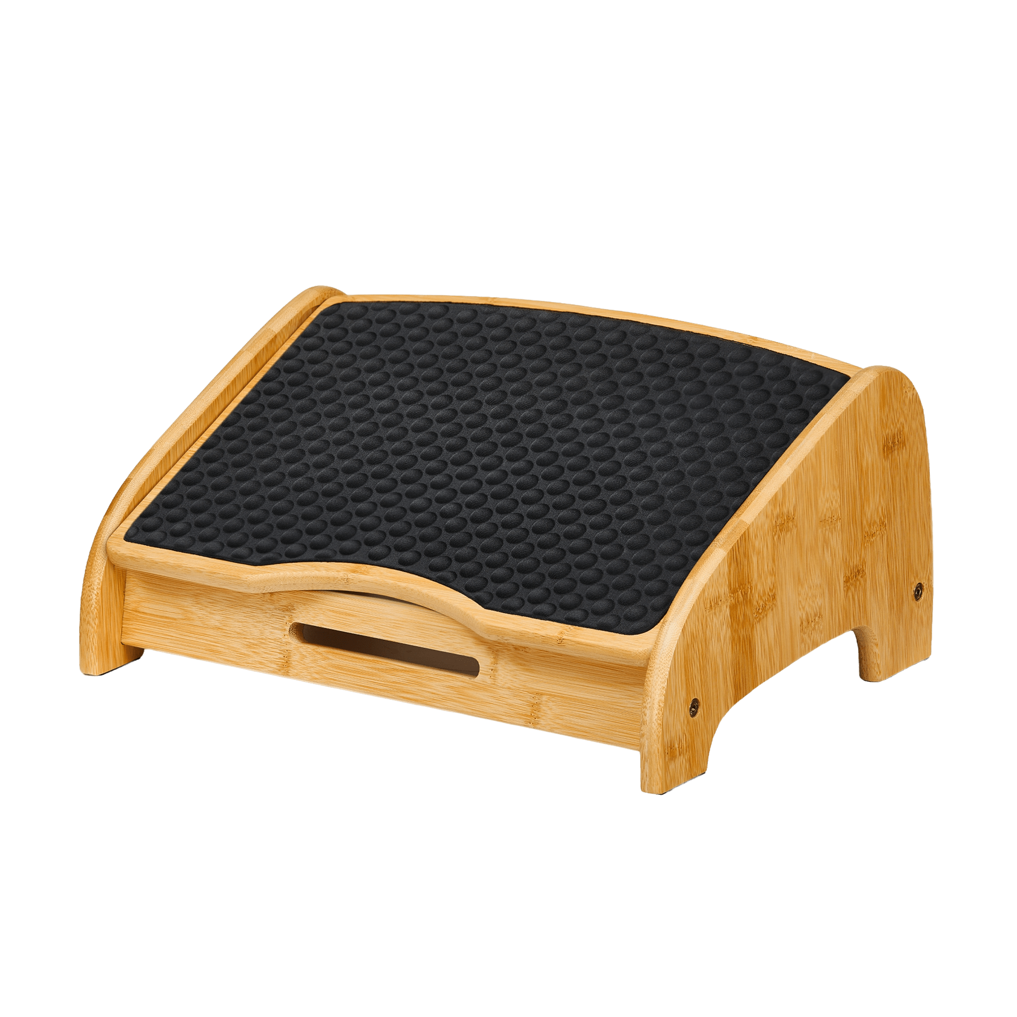 HUANUO Bamboo Under Desk Footrest -