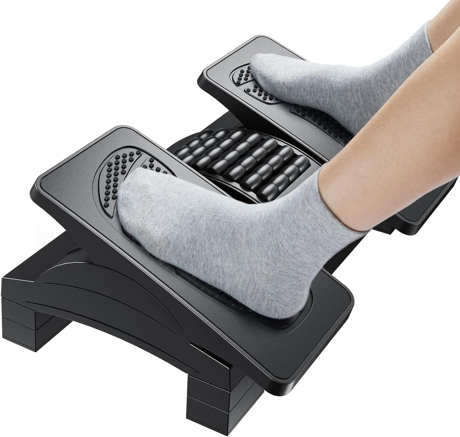 HUANUO Foot Rest with Massage Texture and Roller -
