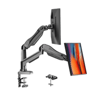 DS6 Essential Dual Monitor Arm - Black