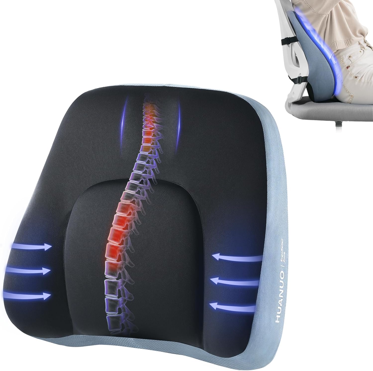 Lumbar Support Pillow for Office Chair -