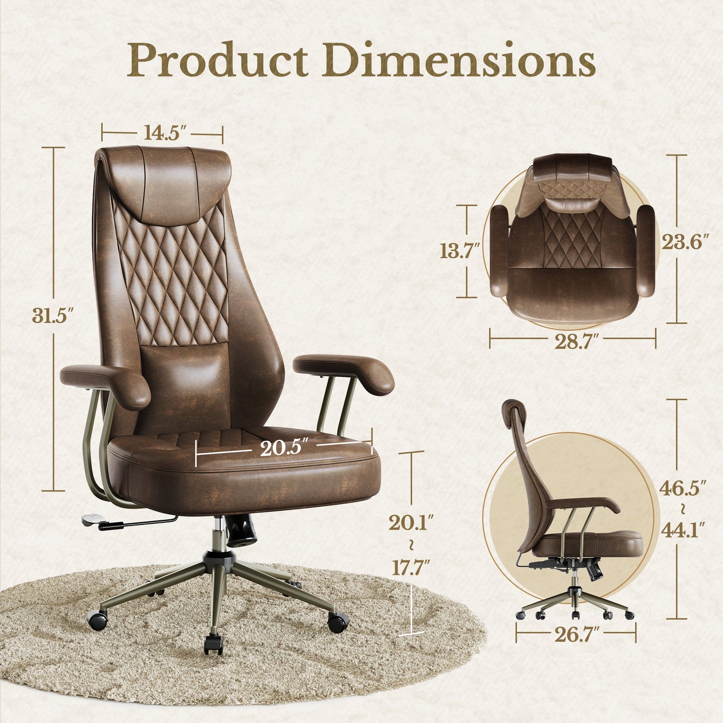 Luna Extra Wide Chair -