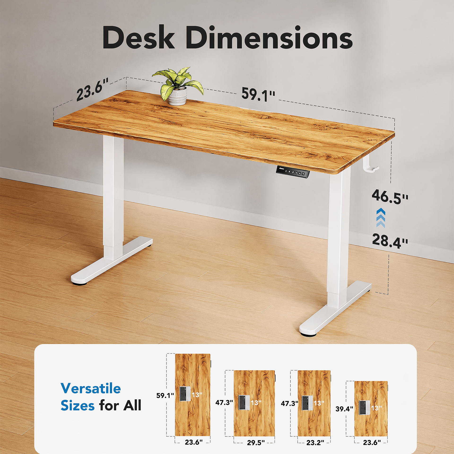 Premium One-Piece Top Standing Desk (Copy) - 60" x 24"