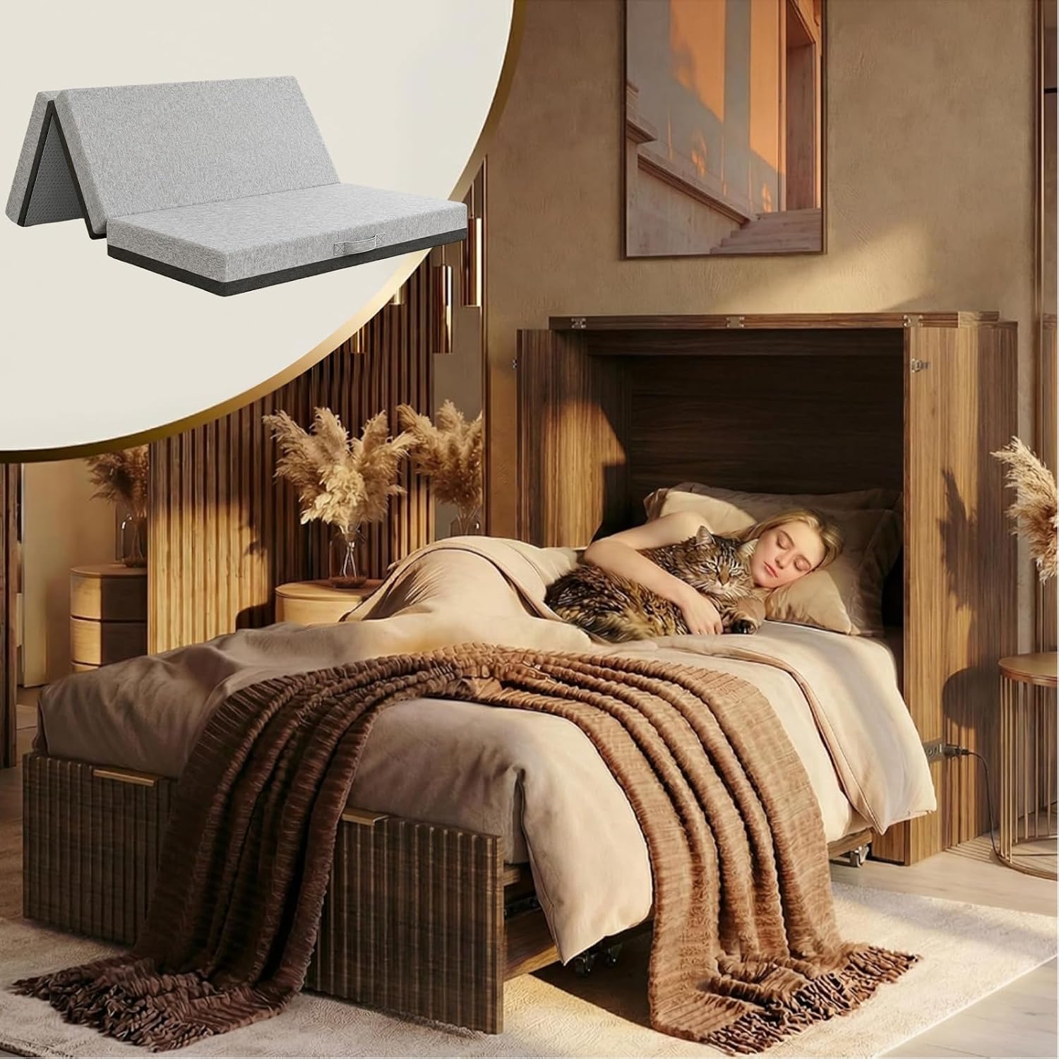 Premium Sable Folding Mattress Q/F/T - Queen (U.S. Standard)