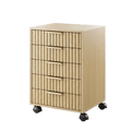 Premium Solace Cabinet - Fluted - Natural Oak