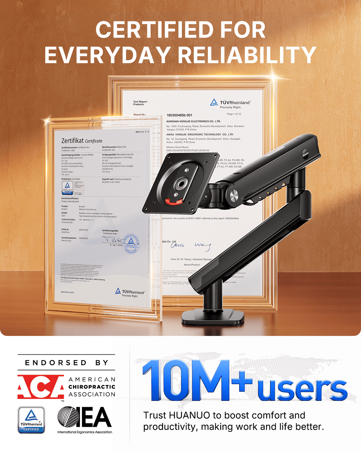 Single Monitor Arm - FlowLift Pro -