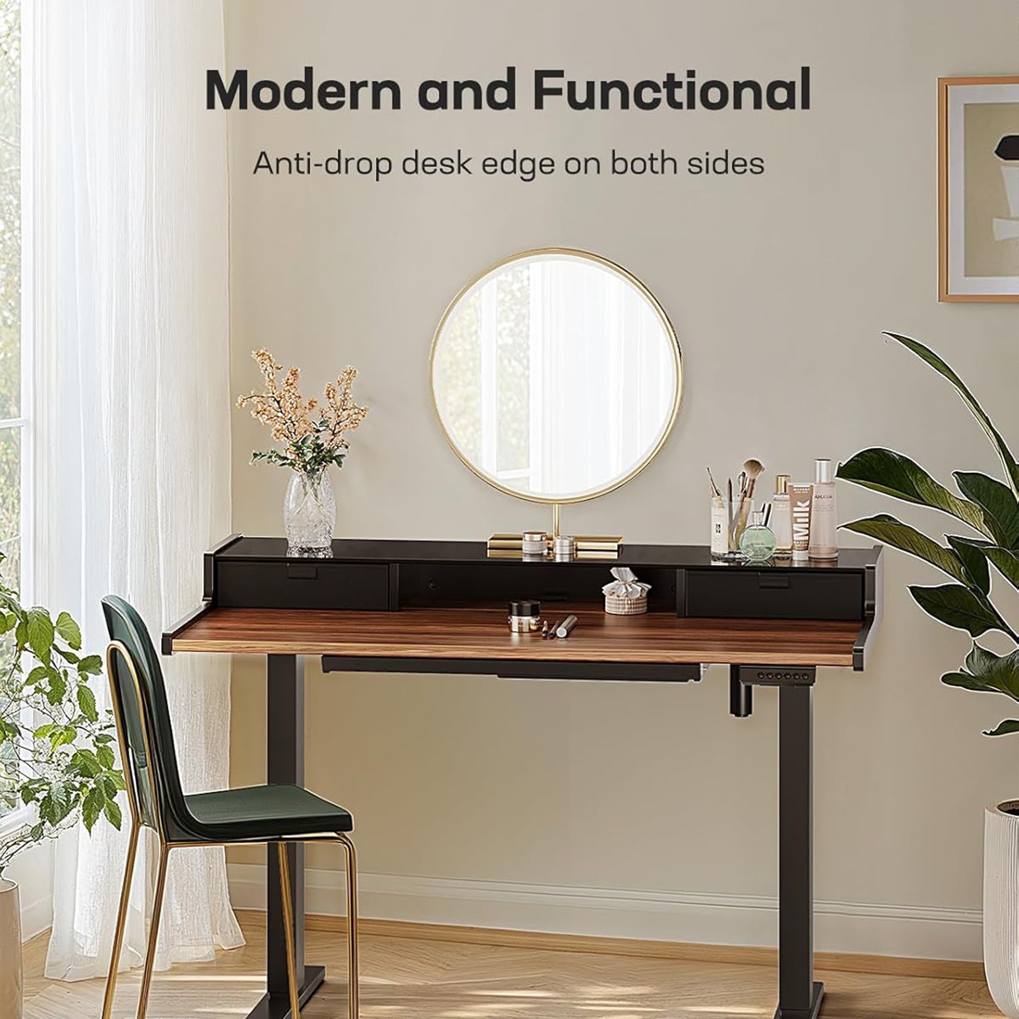 Standing Desk with Multi Drawers - 48" x 24"