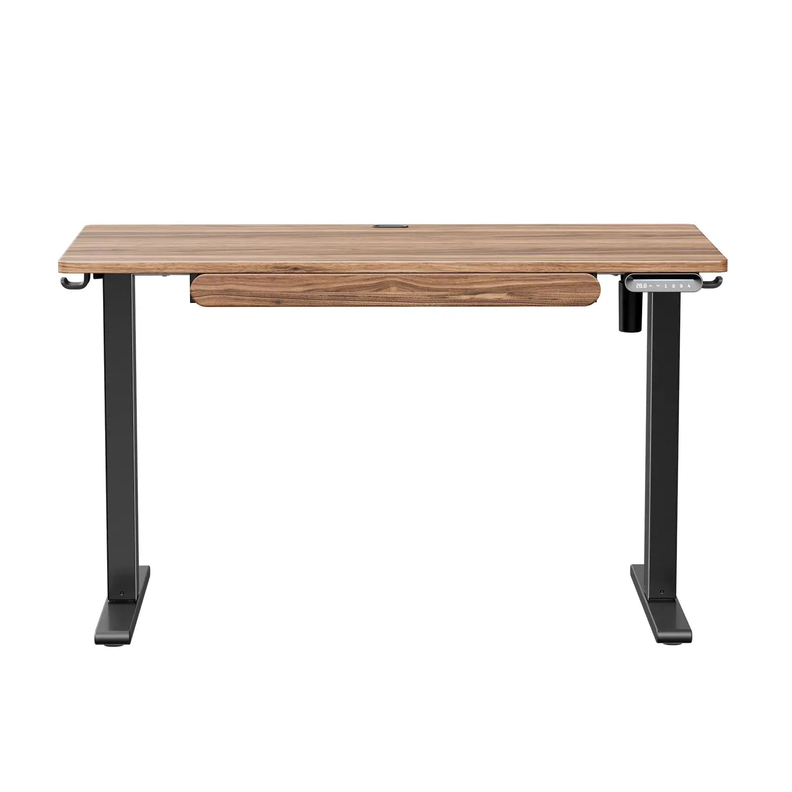 Standing Desk with Storage Drawer - Walnut