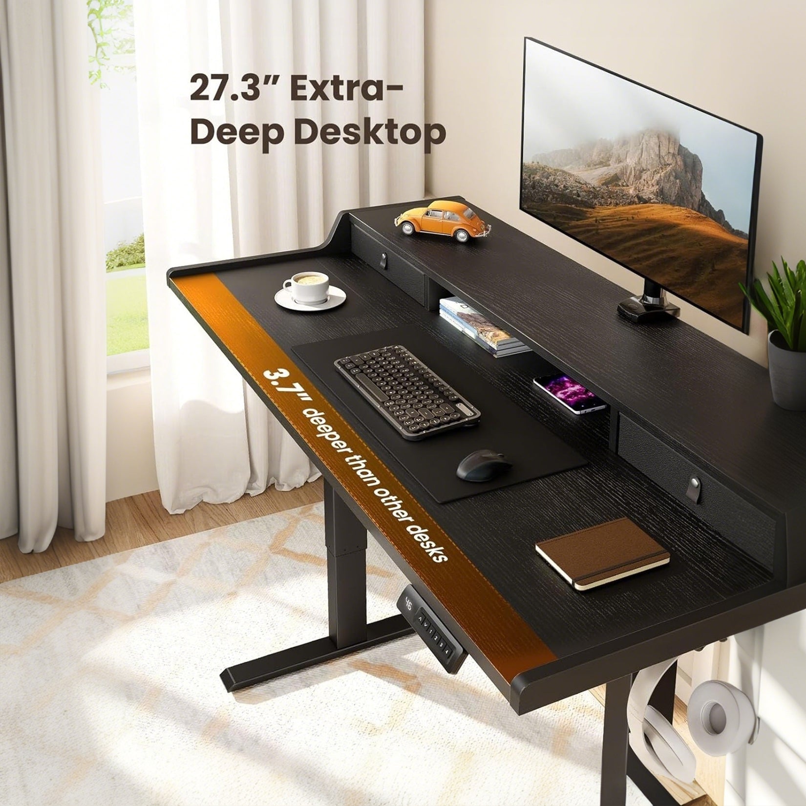 Storage Series Standing Desks - + Drawers