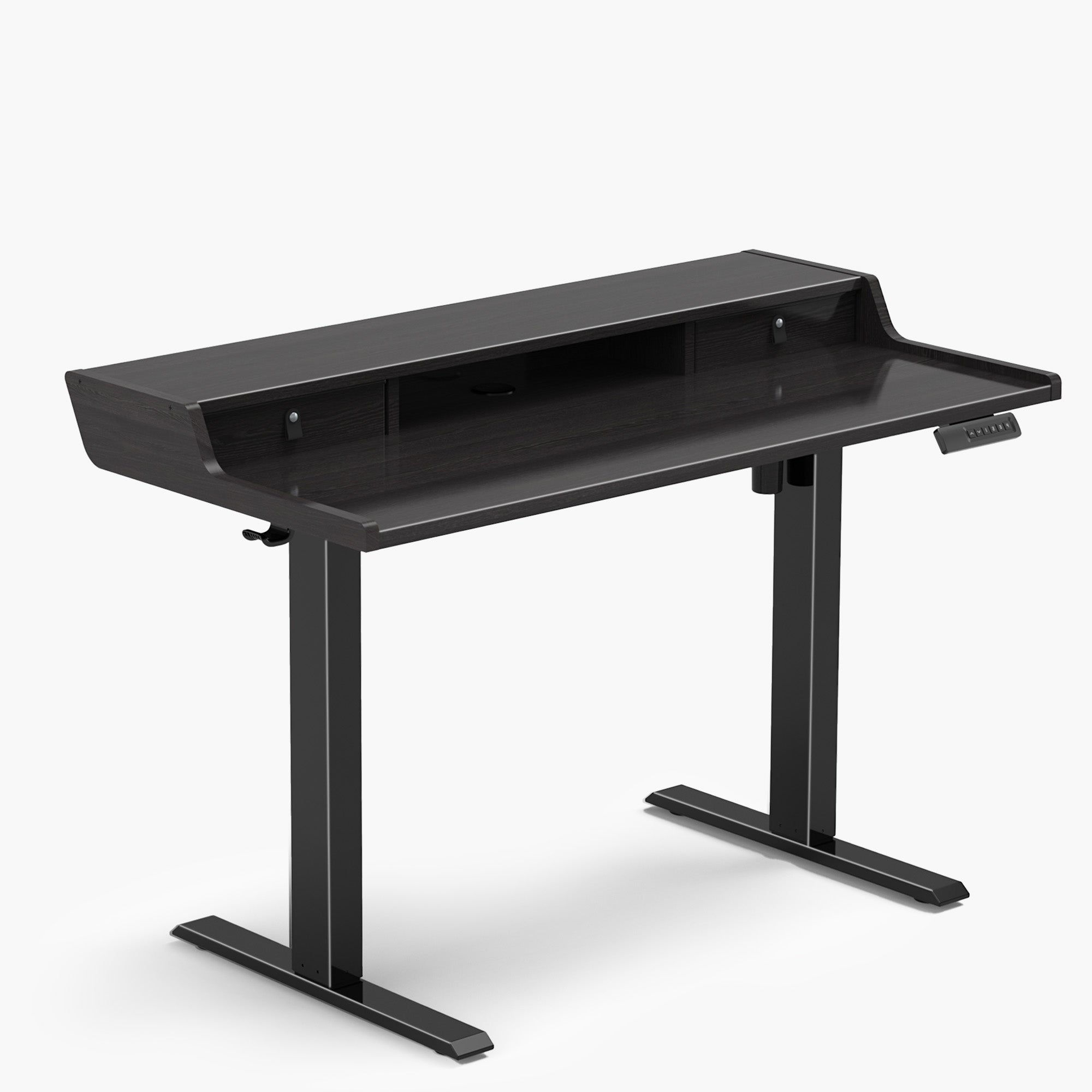 HUANUO's 63-Inch Standing Desk Includes Two Drawers and a Keyboard Tray for $200 on Sale
