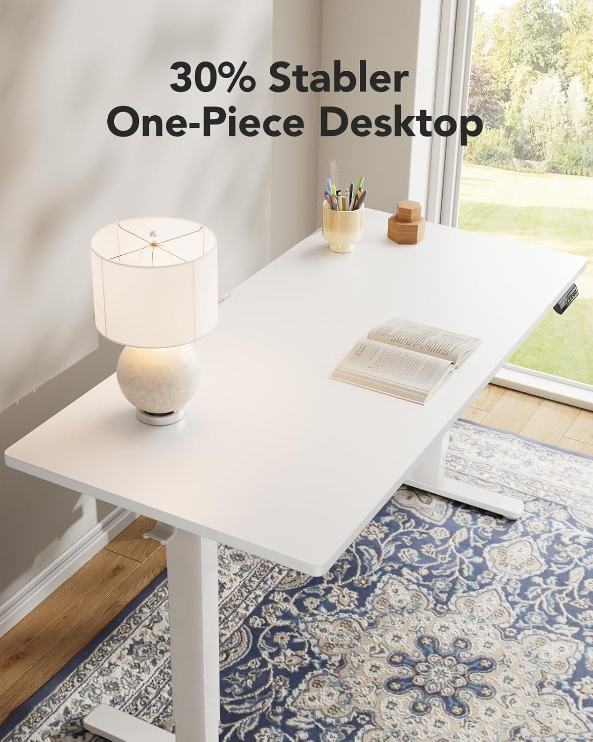 Minimalist White Workstation