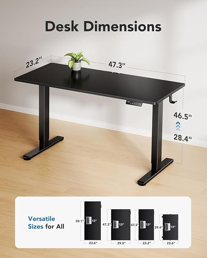 Standing Desk + Dual Monitor Arms