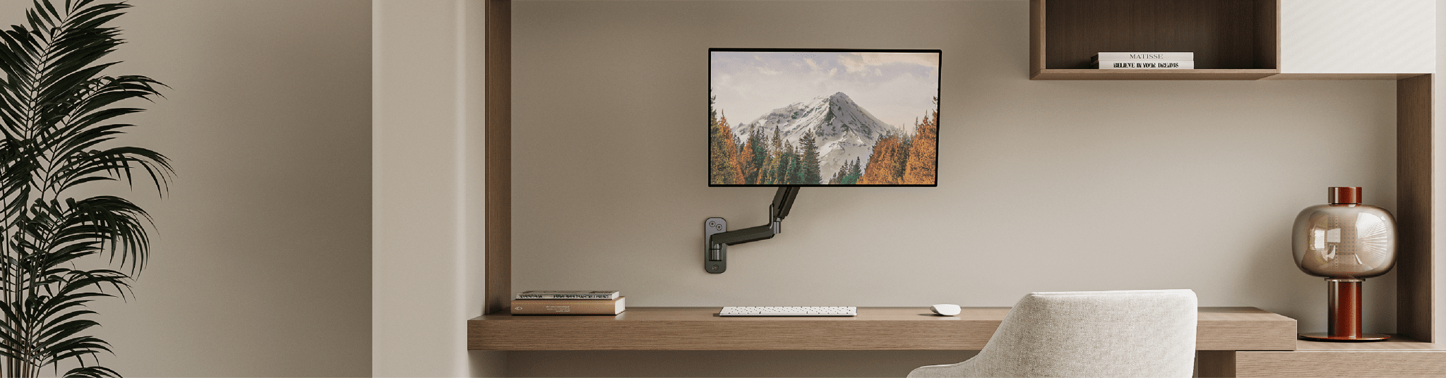 Monitor Wall Mount | Save Space & Enhance Ergonomics – HUANUO