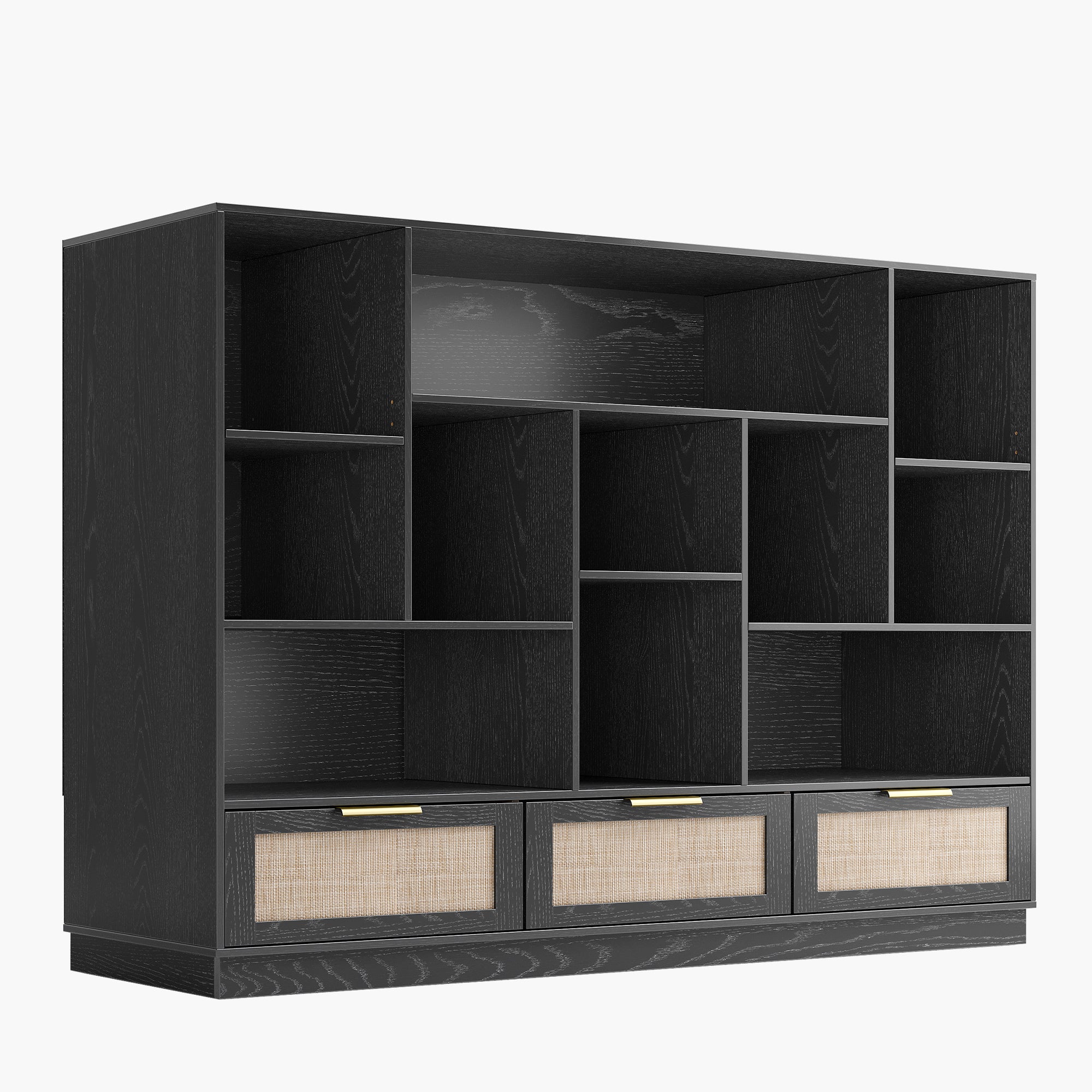 60" Wide Bookshelf with Storage Cabinet