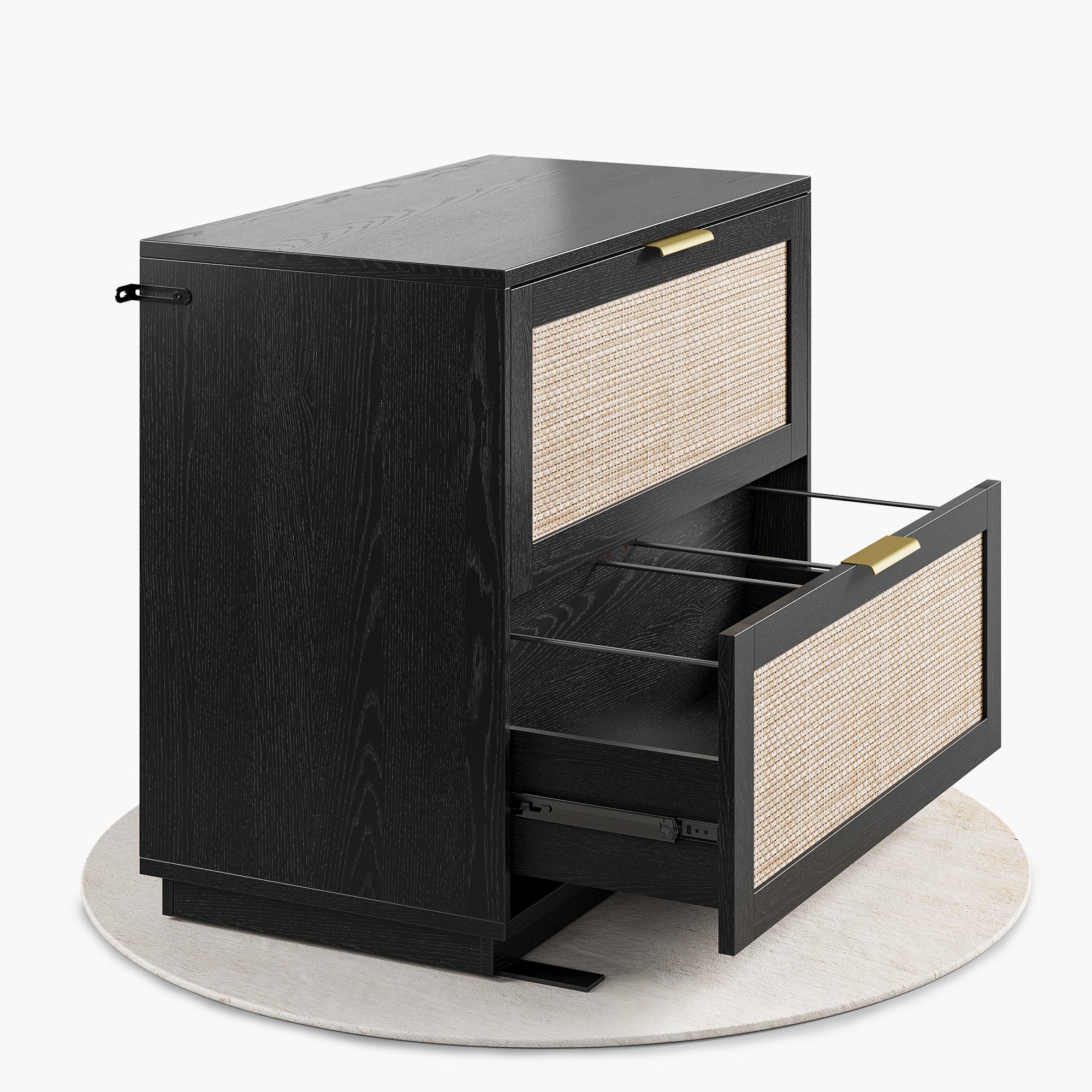 2-Drawer Lateral Wood File Cabinet for Hanging Files, 32"