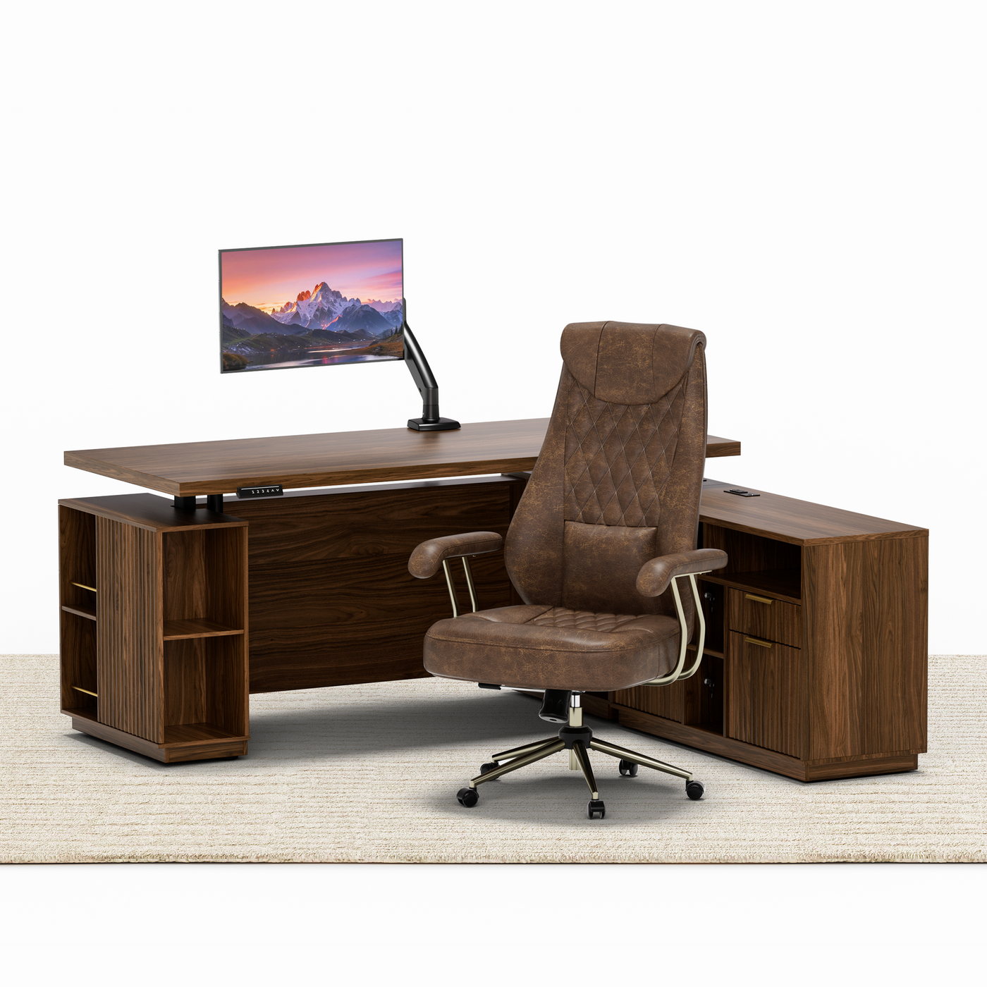 Executive Wide Desk Suite