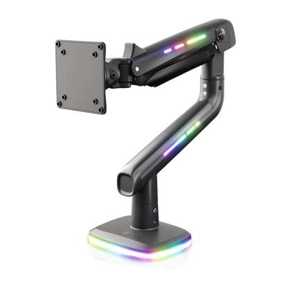 SS43 Single Monitor Arm with RGB Light