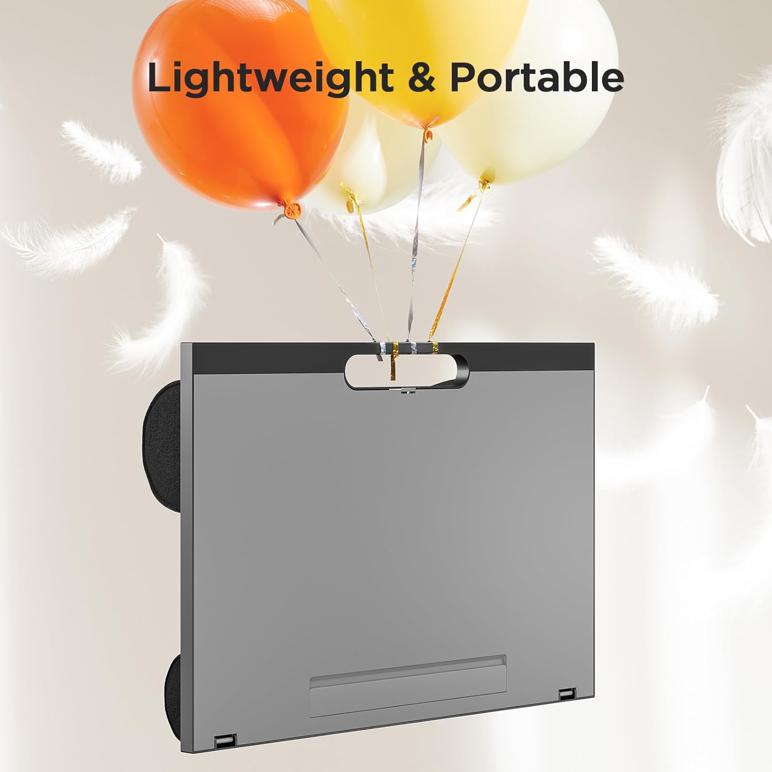 15" Adjustable Lap Desk - Gray