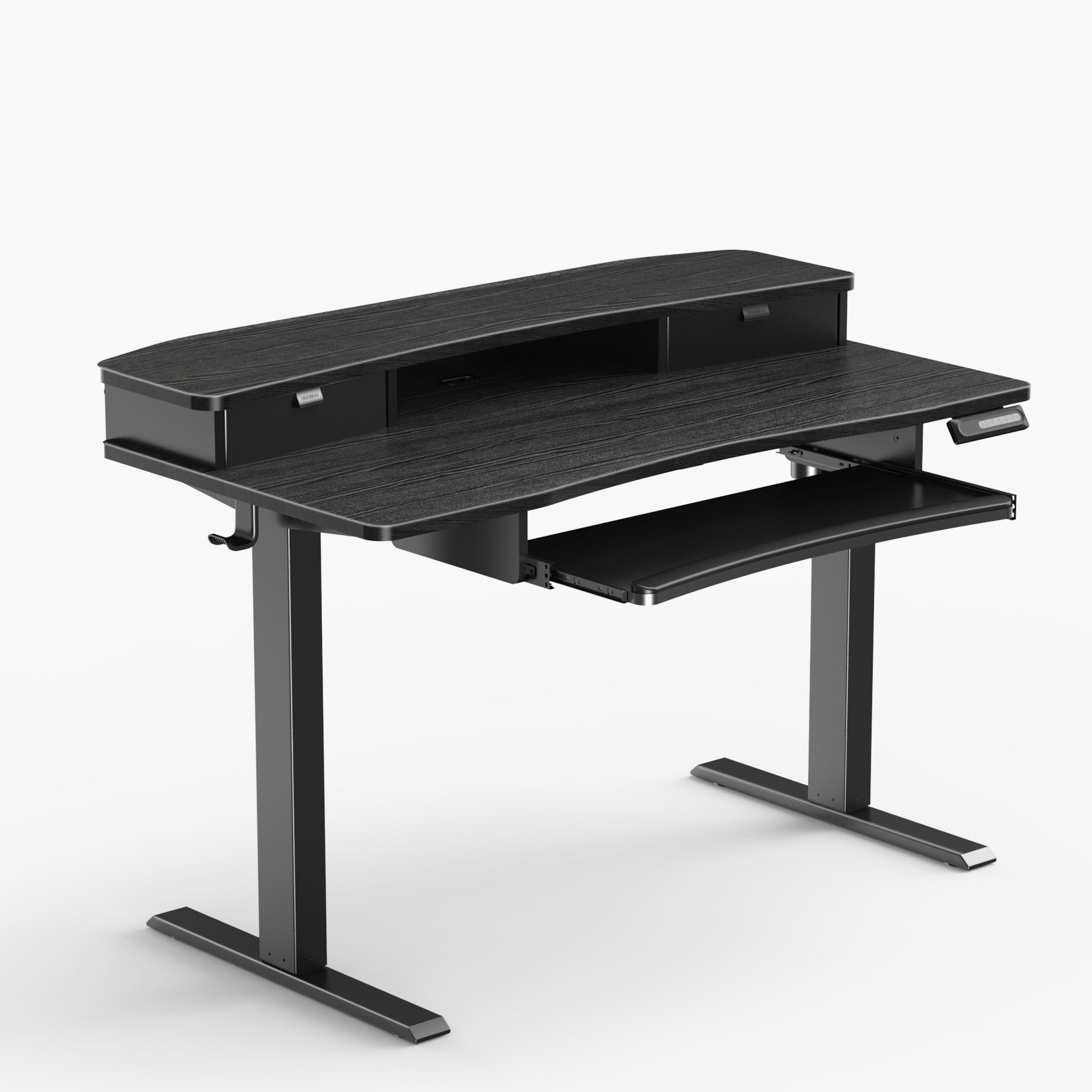 Electric Standing Desk with Storage & Keyboard Tray - New Release!