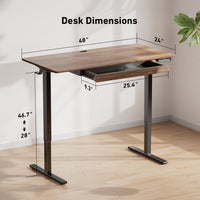 Standing Desk with Storage Drawer