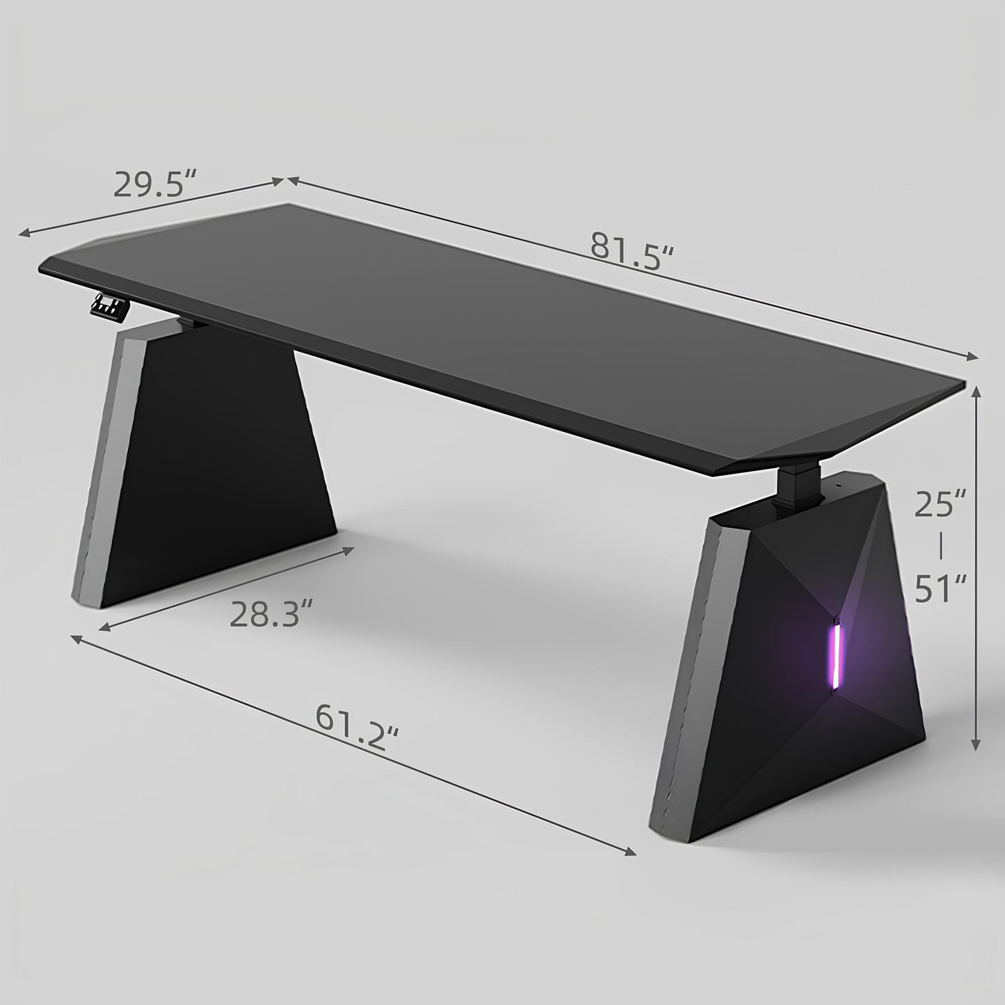 Mecha Gaming Standing Desk